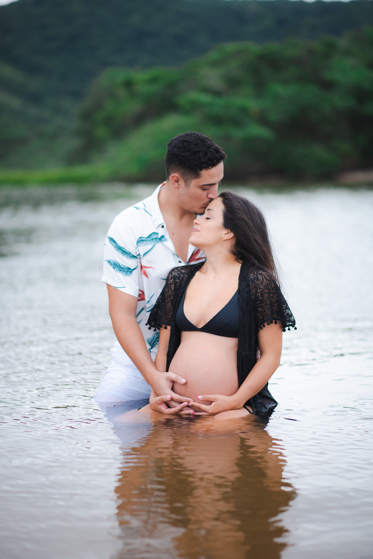 gestante ensaio fotografico na praia gravidez maternidade fotografo no litoral