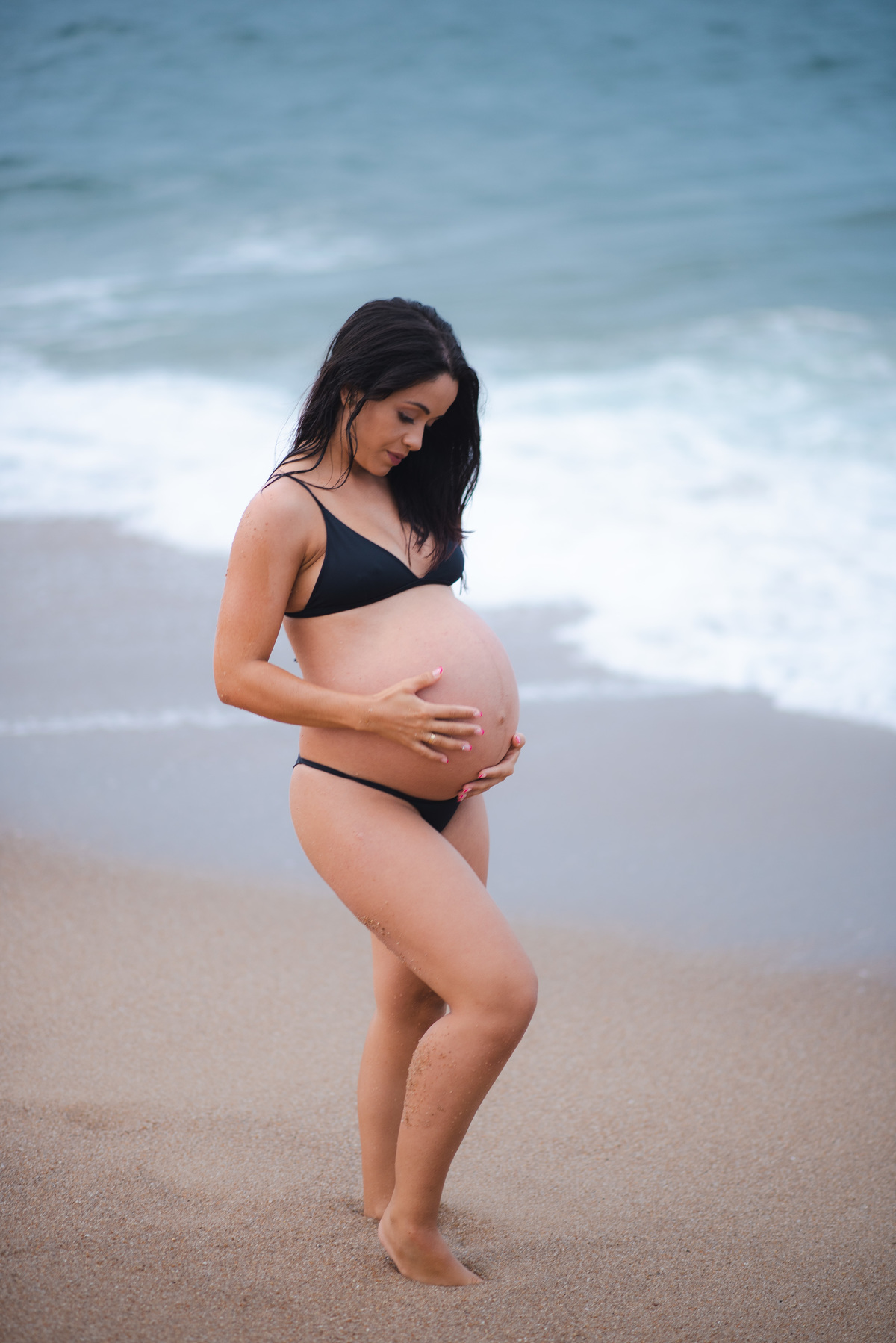 gestante ensaio fotografico na praia gravidez maternidade fotografo no litoral