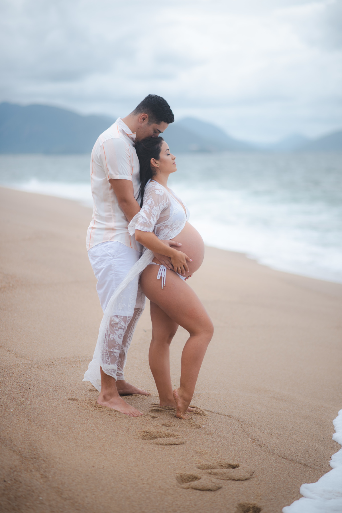 gestante ensaio fotografico na praia gravidez maternidade fotografo no litoral