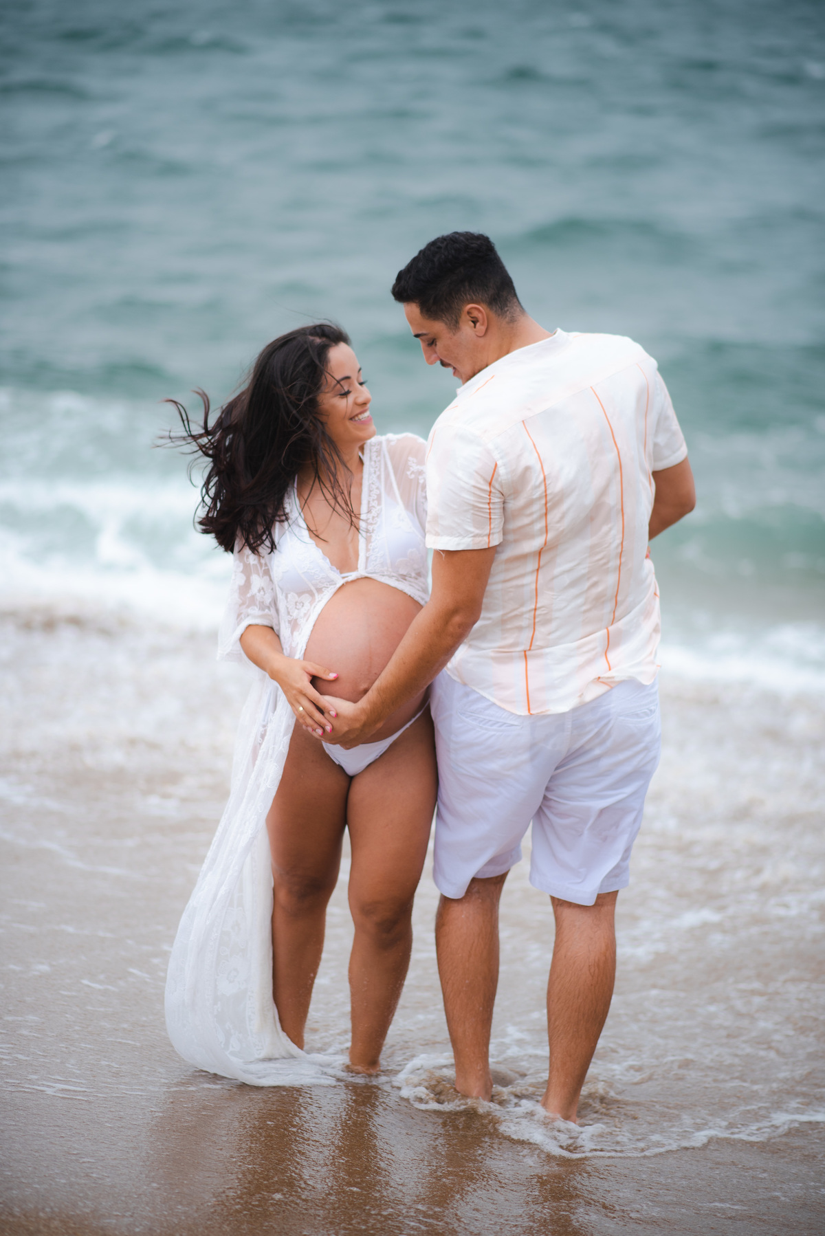 gestante ensaio fotografico na praia gravidez maternidade fotografo no litoral