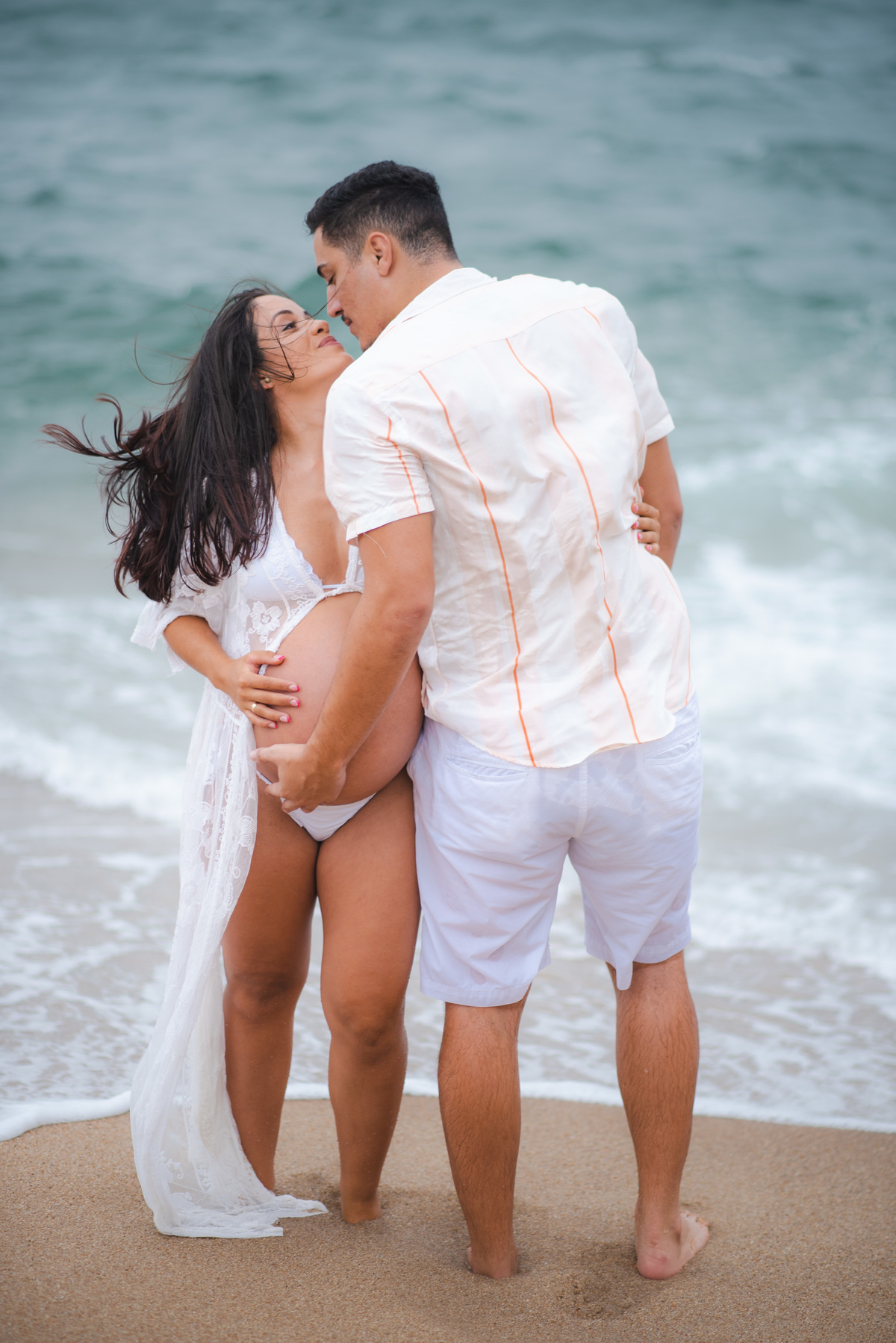gestante ensaio fotografico na praia gravidez maternidade fotografo no litoral