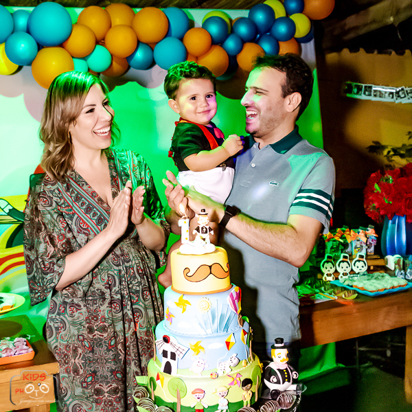 Festa Infantil para comemorar o 1º ano de vida do Lucas no Restaurante Espaço Rustico Culinária