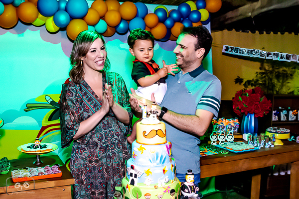Festa Infantil para comemorar o 1º ano de vida do Lucas no Restaurante Espaço Rustico Culinária