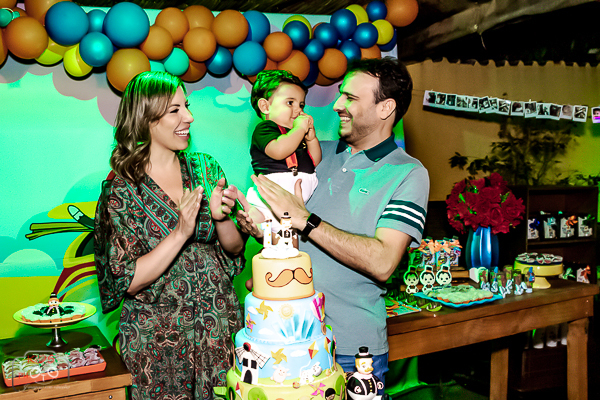 Festa Infantil para comemorar o 1º ano de vida do Lucas no Restaurante Espaço Rustico Culinária