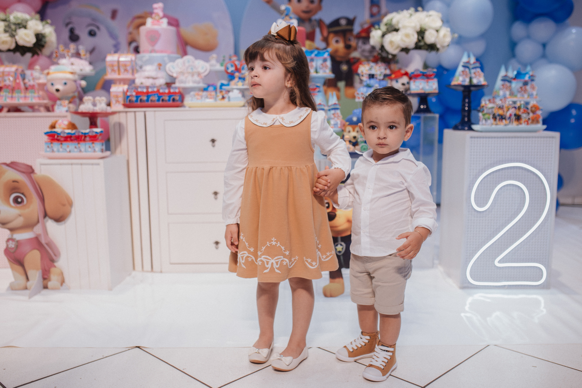 Aniversário infantil com tema da patrulha canina