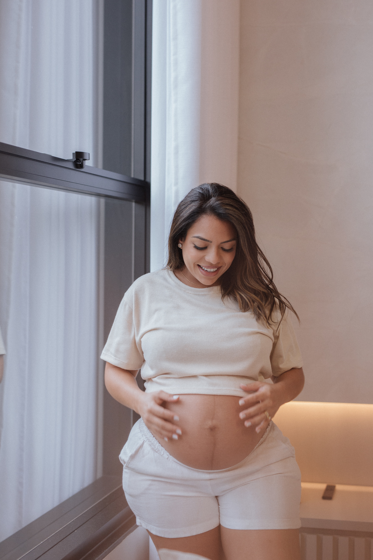 Inspiração de retrato para gestante 