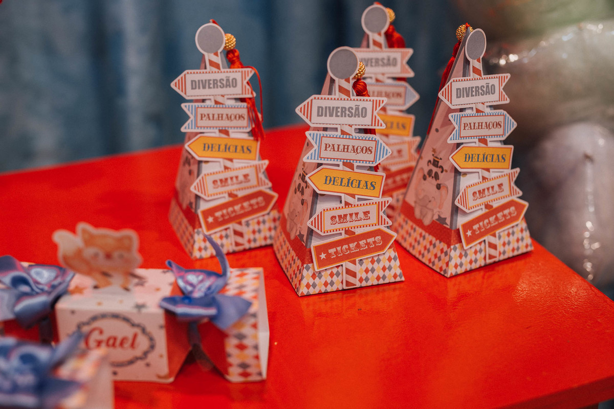 Aniversário infantil com tema de circo
