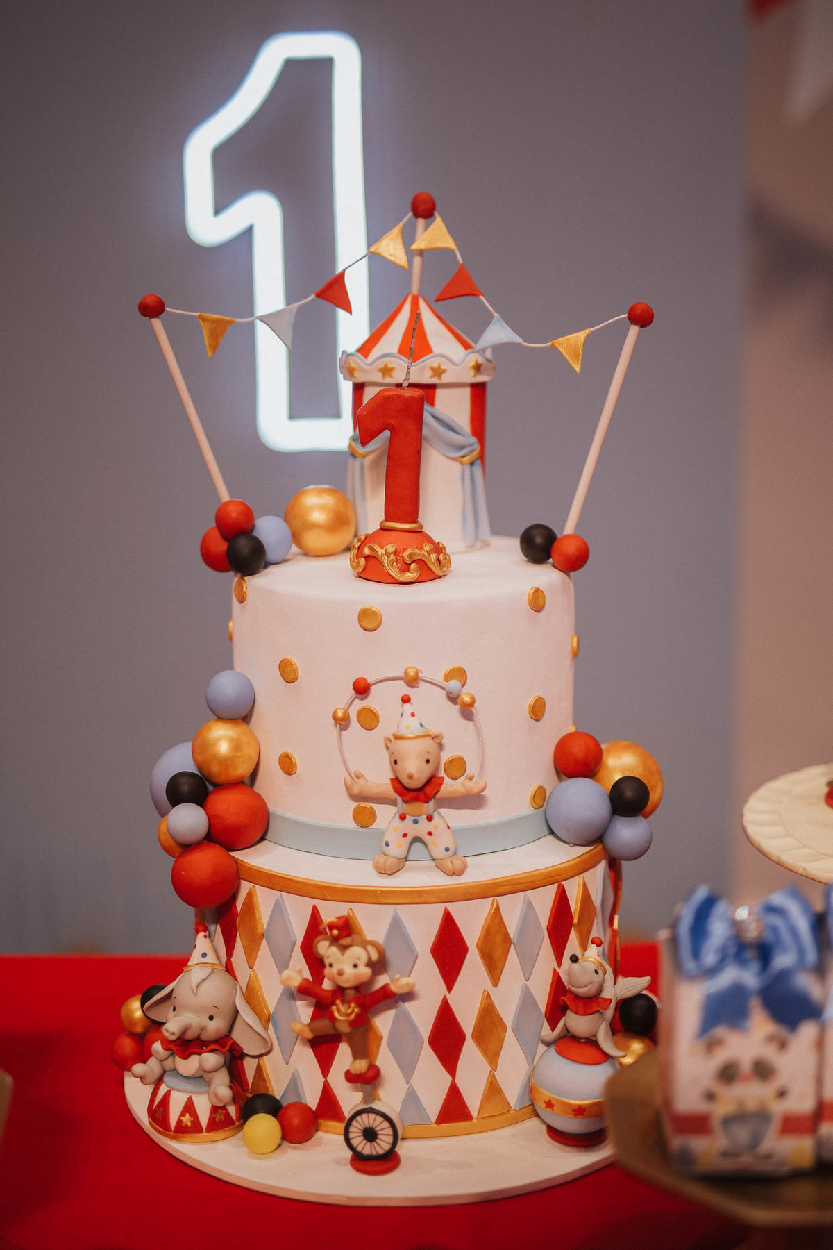 Aniversário infantil com tema de circo