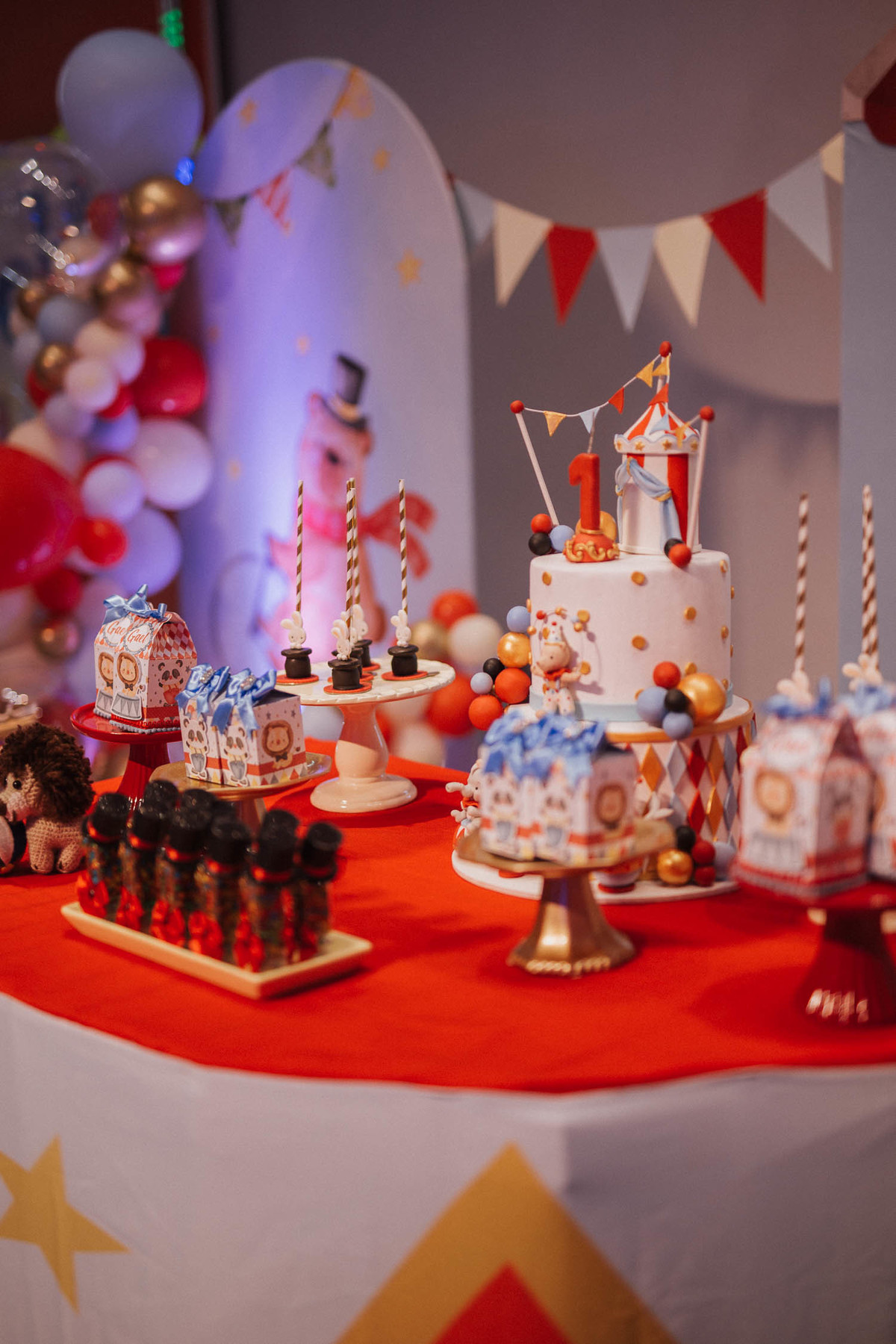Aniversário infantil com tema de circo