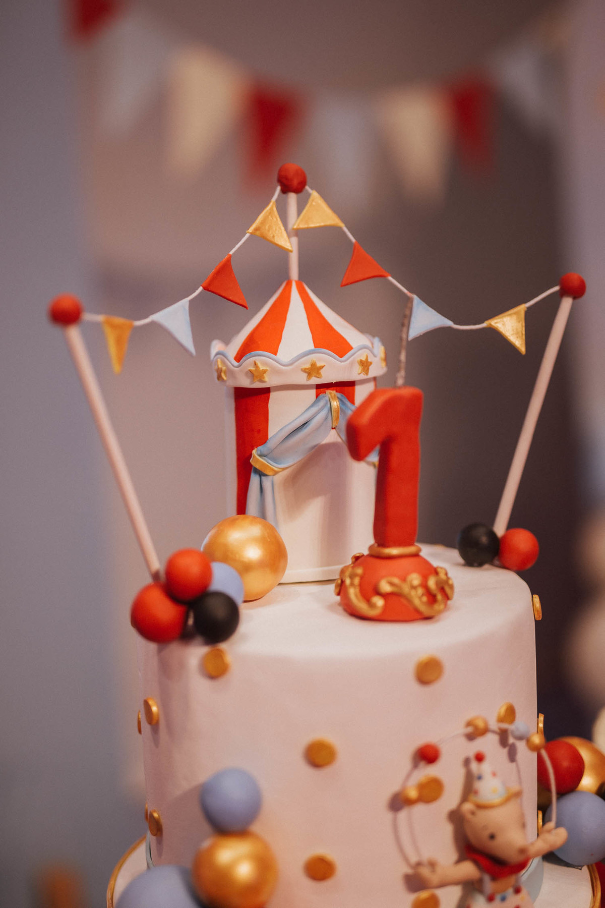 Aniversário infantil com tema de circo