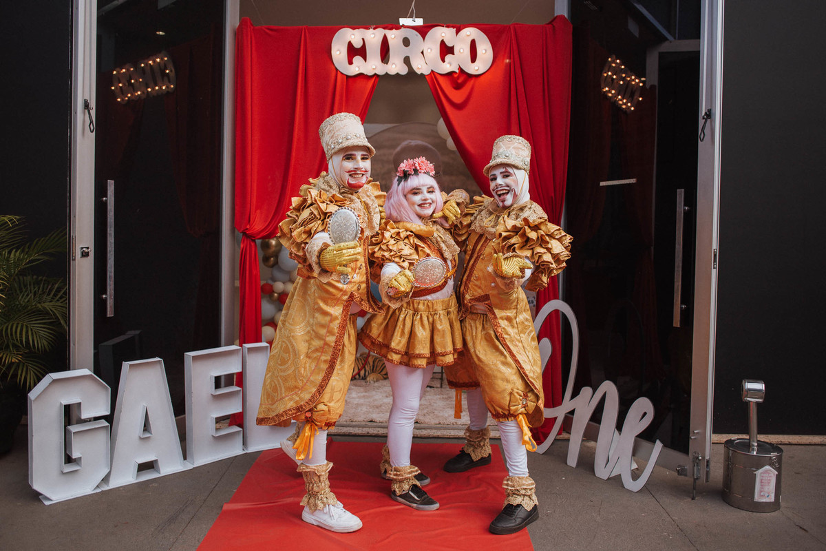 Aniversário infantil com tema de circo