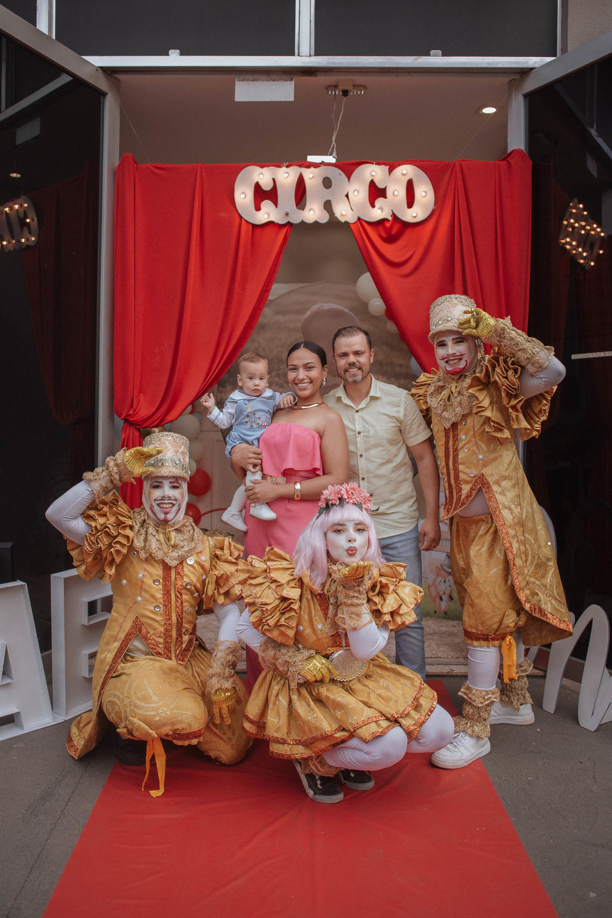 Aniversário infantil com tema de circo