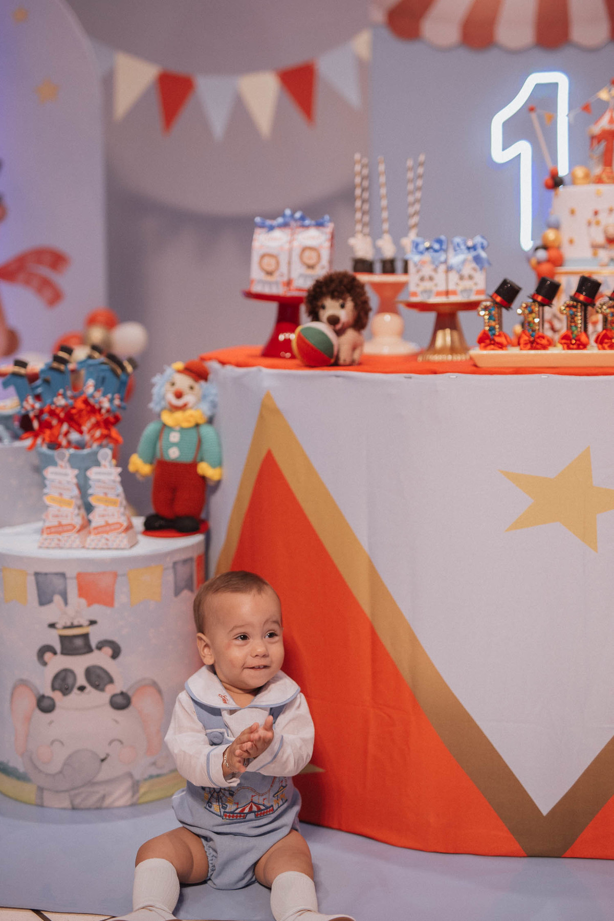 Aniversário infantil com tema de circo