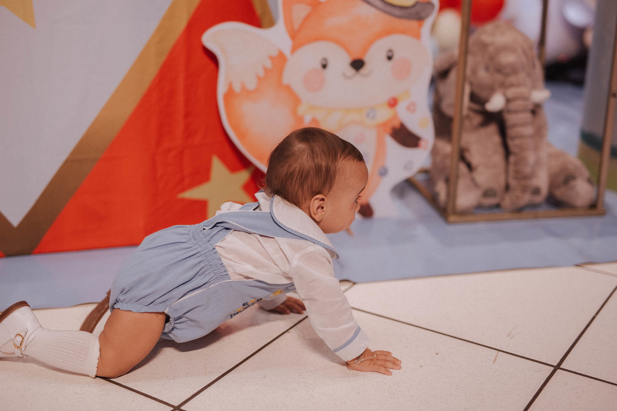 Aniversário infantil com tema de circo