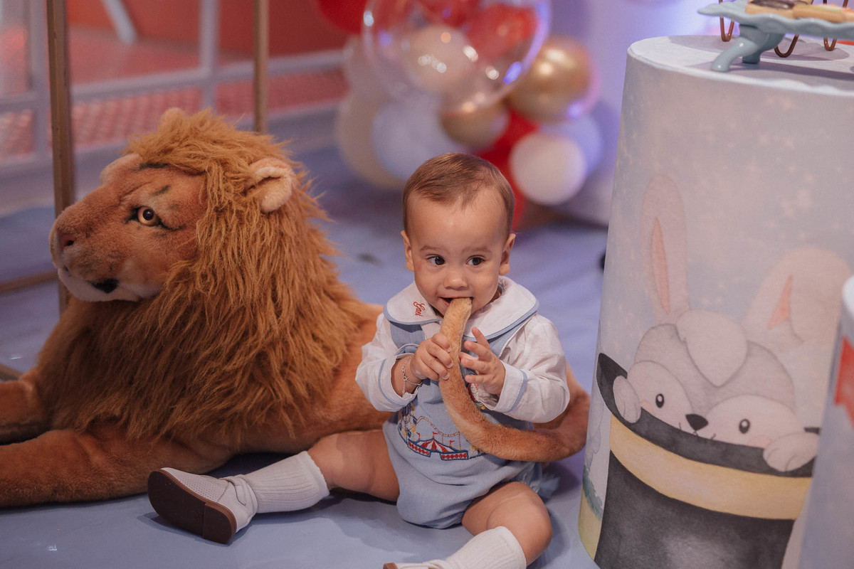 Aniversário infantil com tema de circo