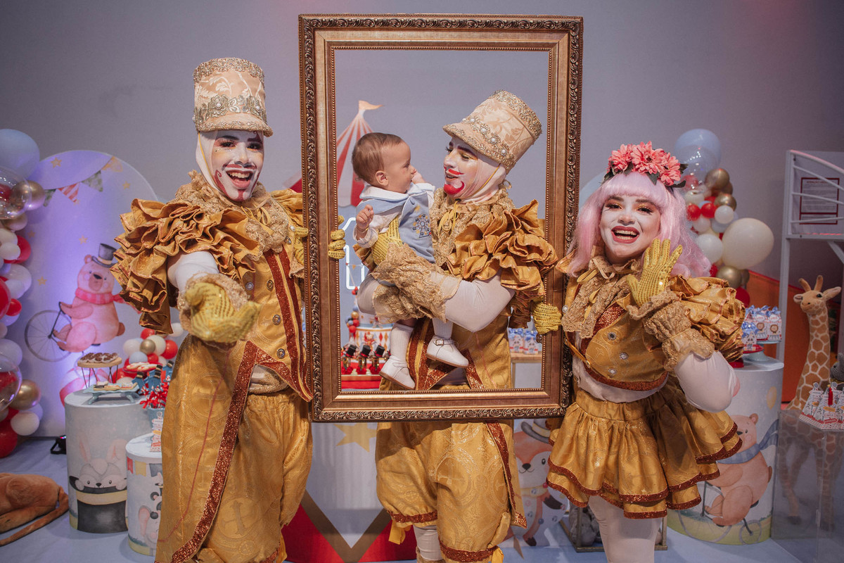Aniversário infantil com tema de circo