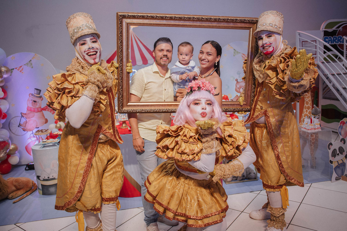 Aniversário infantil com tema de circo