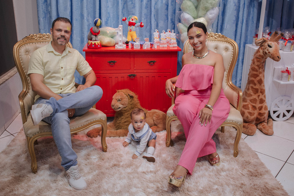 Aniversário infantil com tema de circo