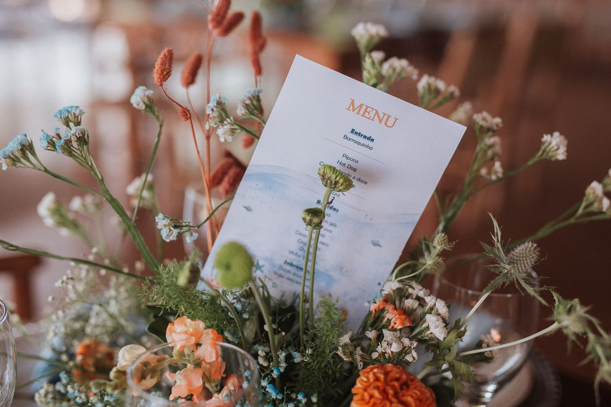 Aniversário infantil com tema de fundo do mar