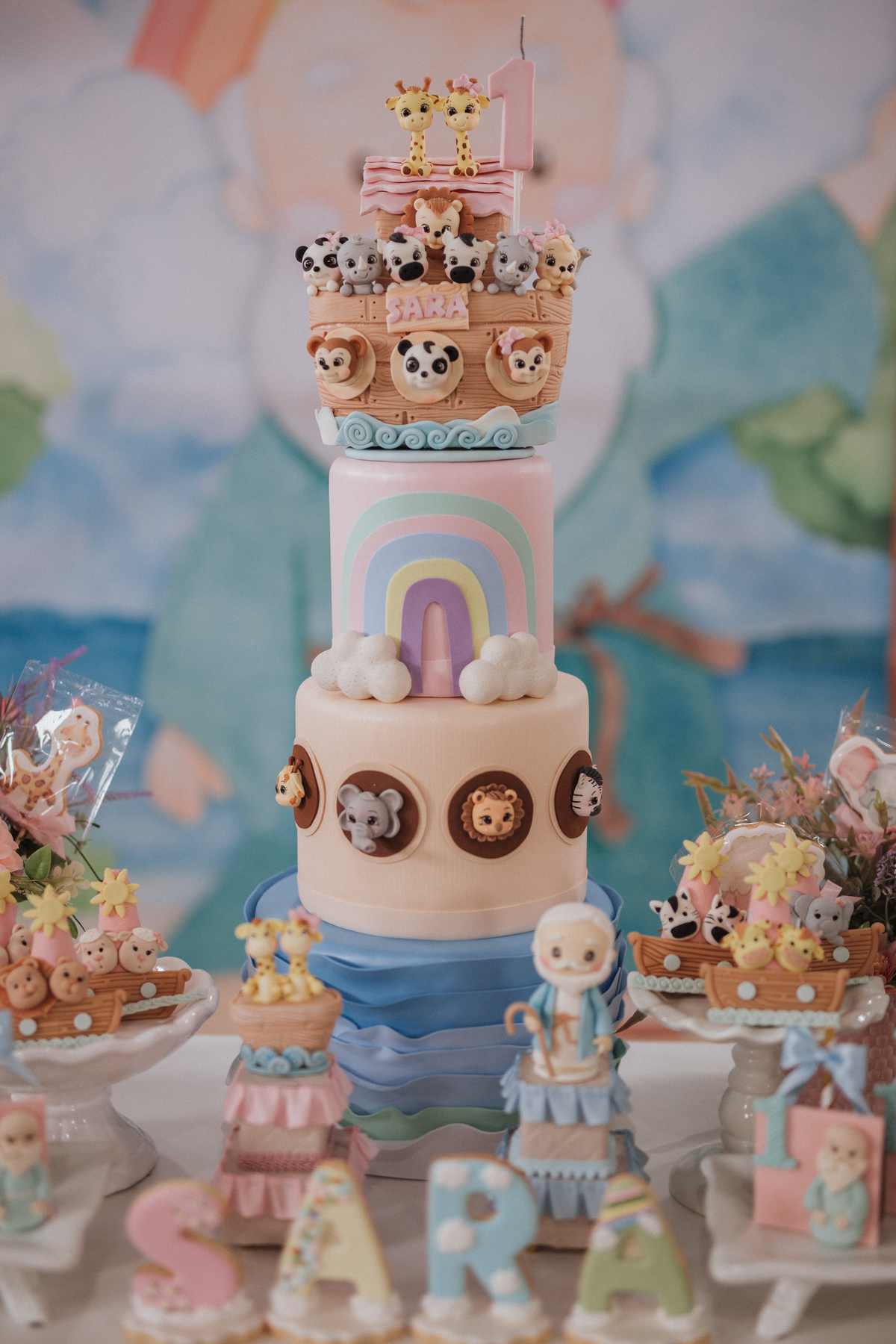 Aniversário infantil com tema da arca de noé