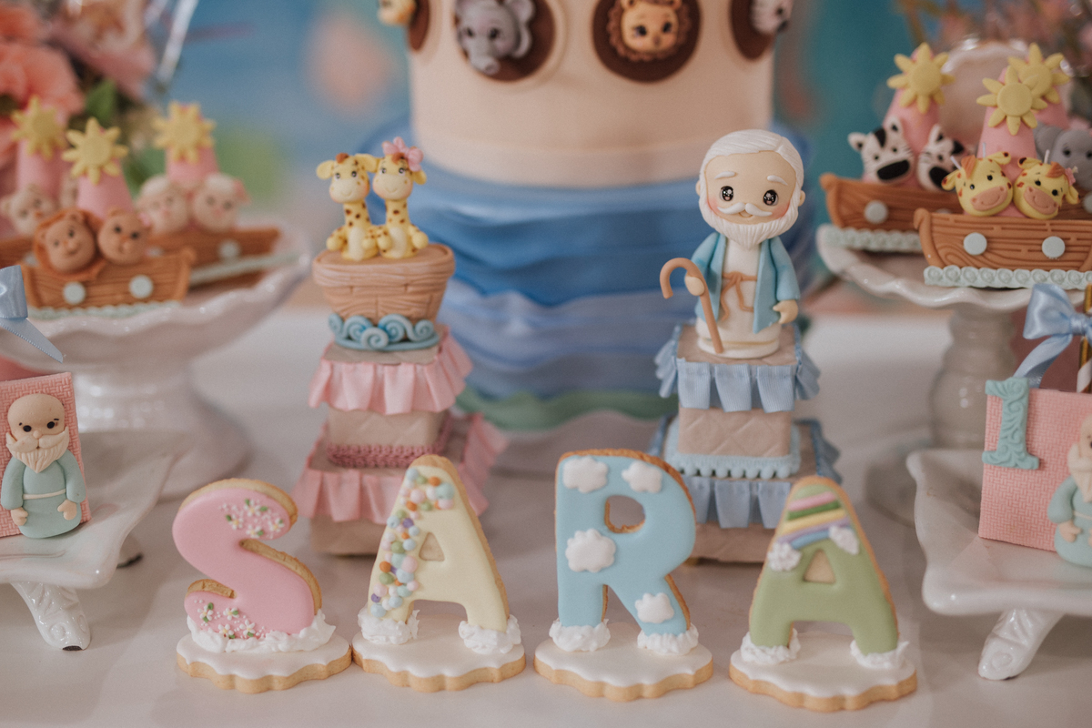 Aniversário infantil com tema da arca de noé