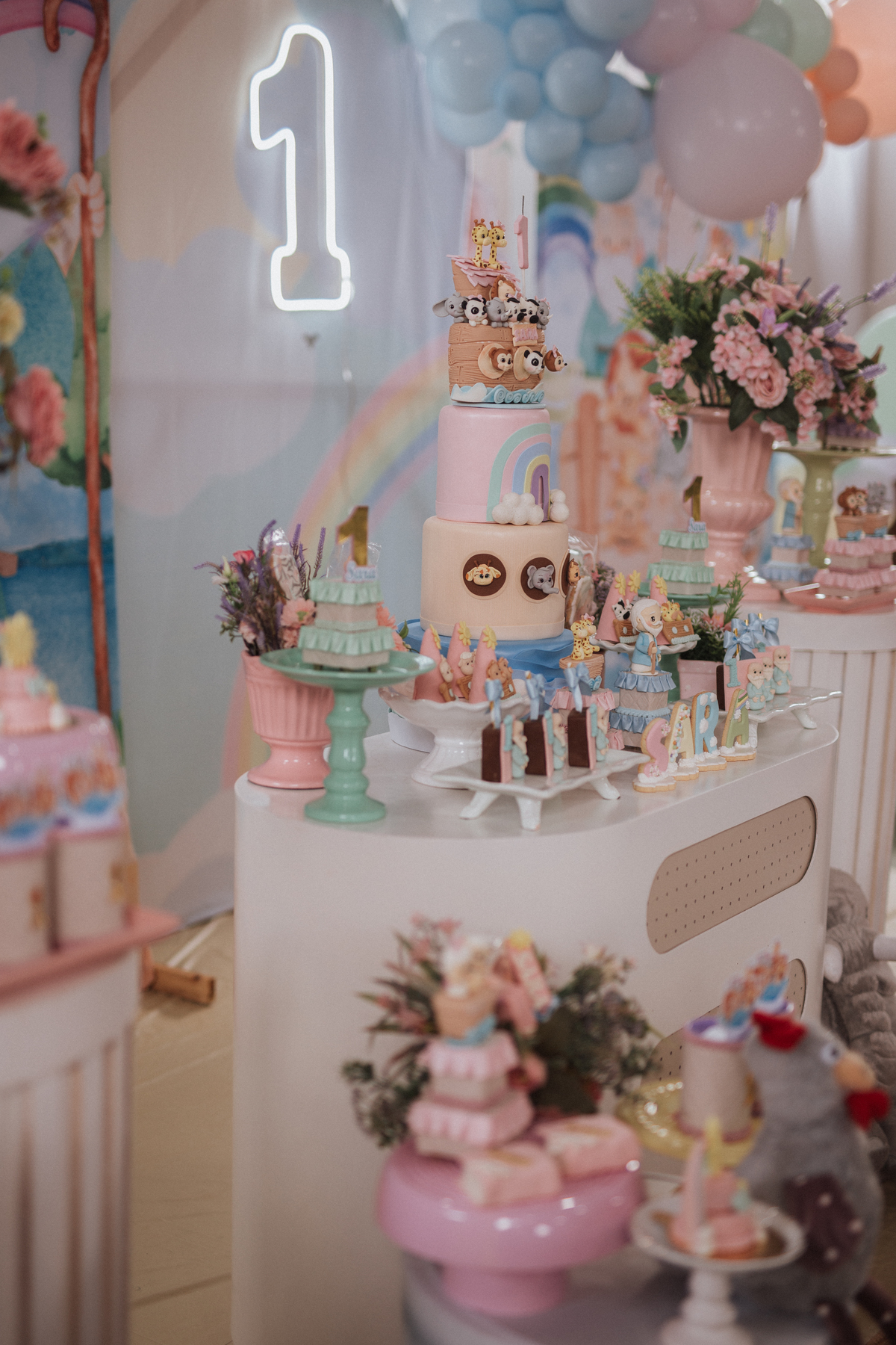 Aniversário infantil com tema da arca de noé