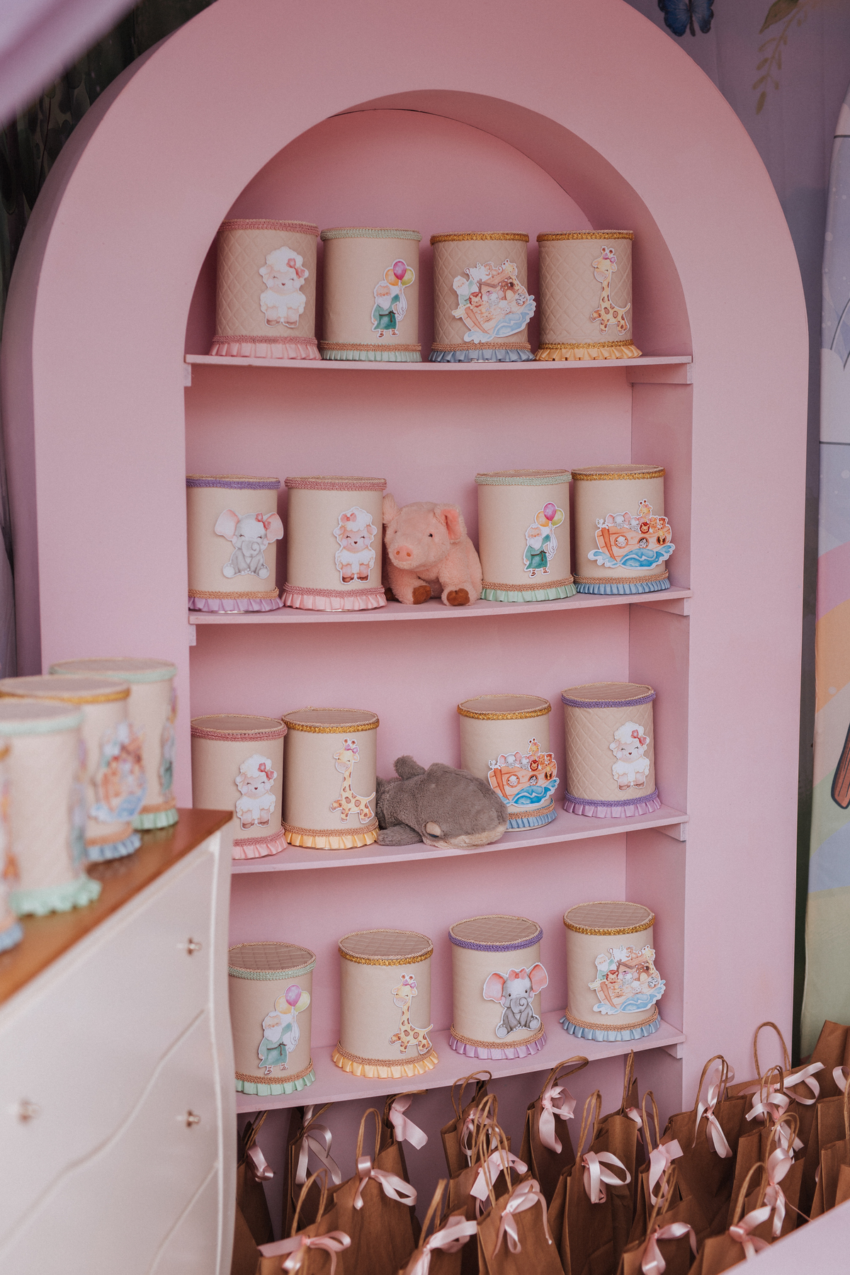 Aniversário infantil com tema da arca de noé