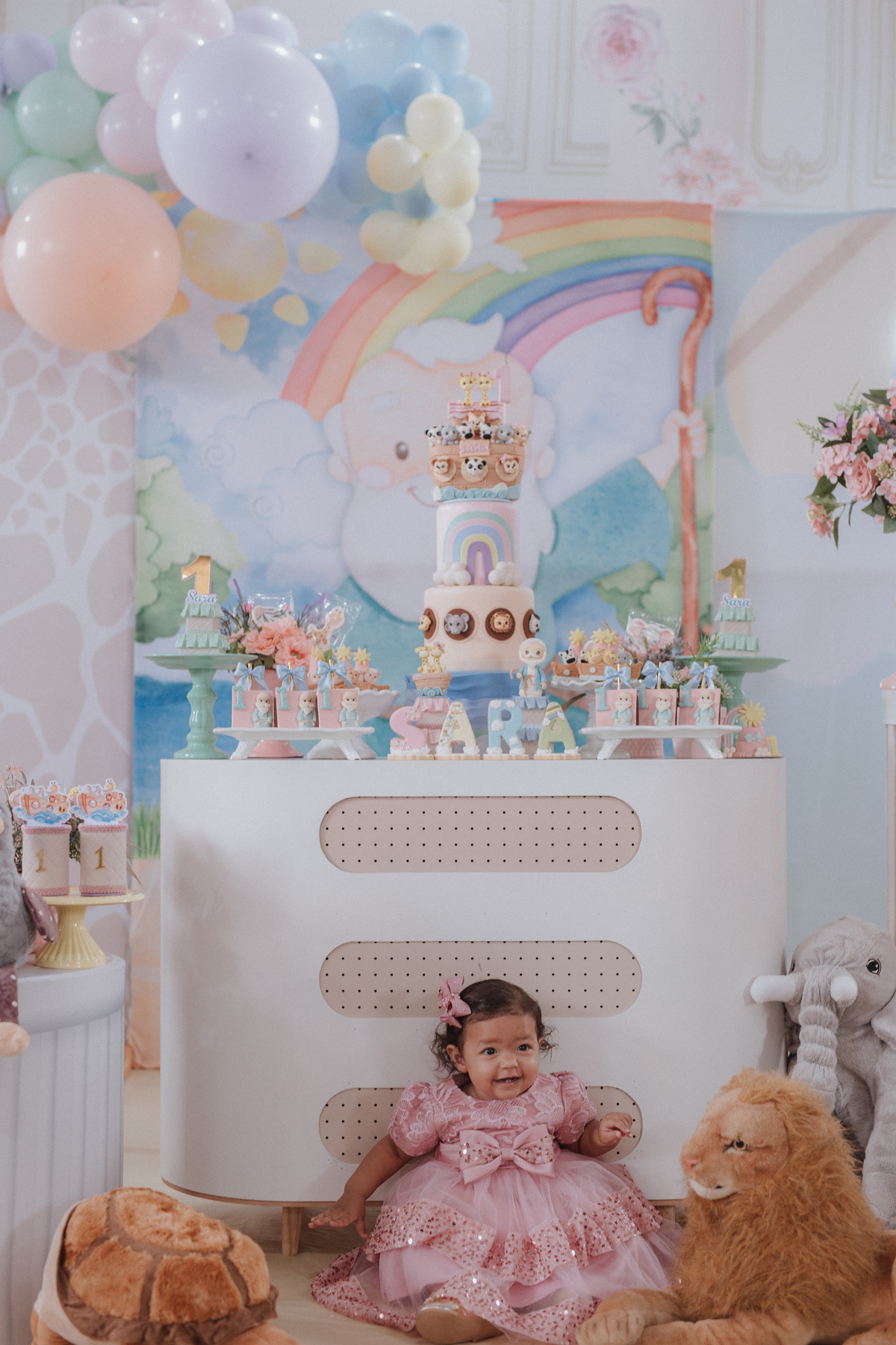 Aniversário infantil com tema da arca de noé