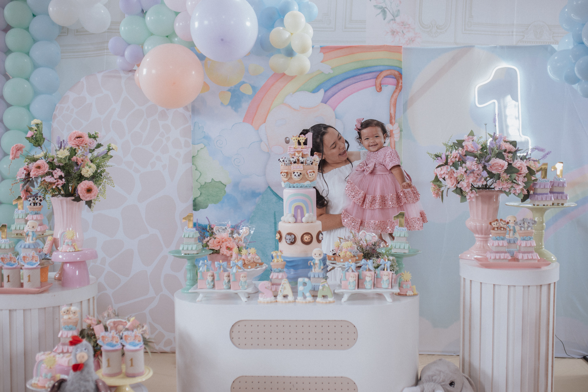 Aniversário infantil com tema da arca de noé