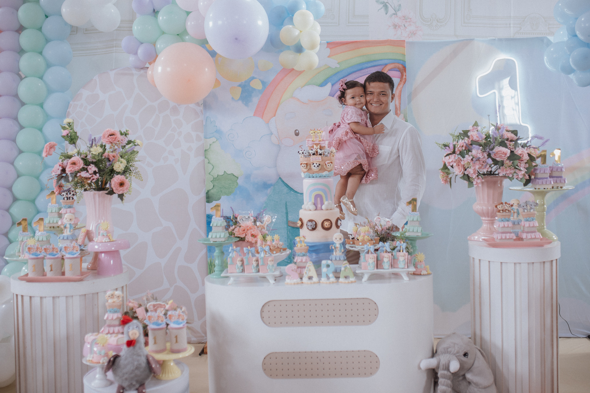 Aniversário infantil com tema da arca de noé