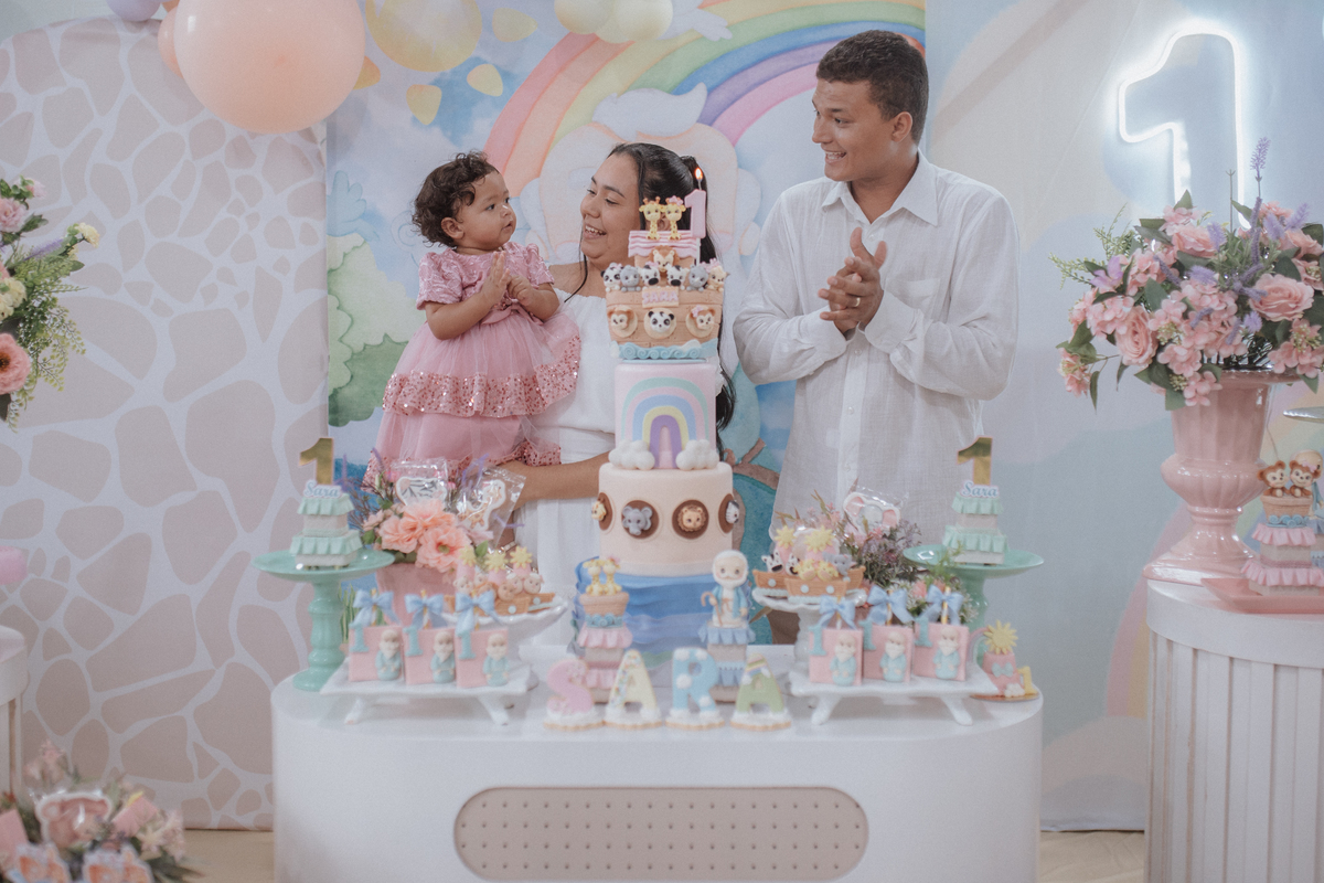 Aniversário infantil com tema da arca de noé