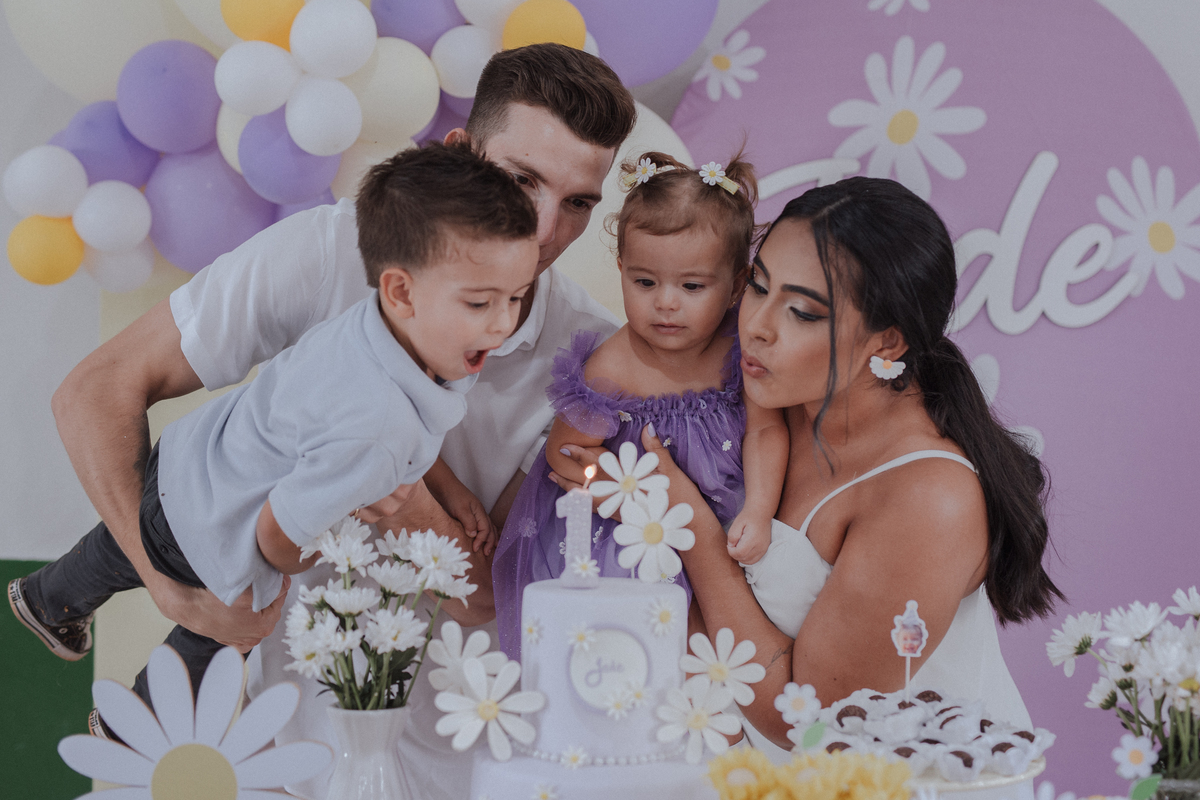 Aniversário infantil com tema de Margarida