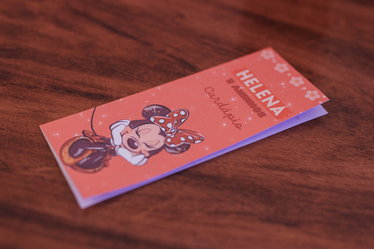 Aniversário infantil com tema de Minnie