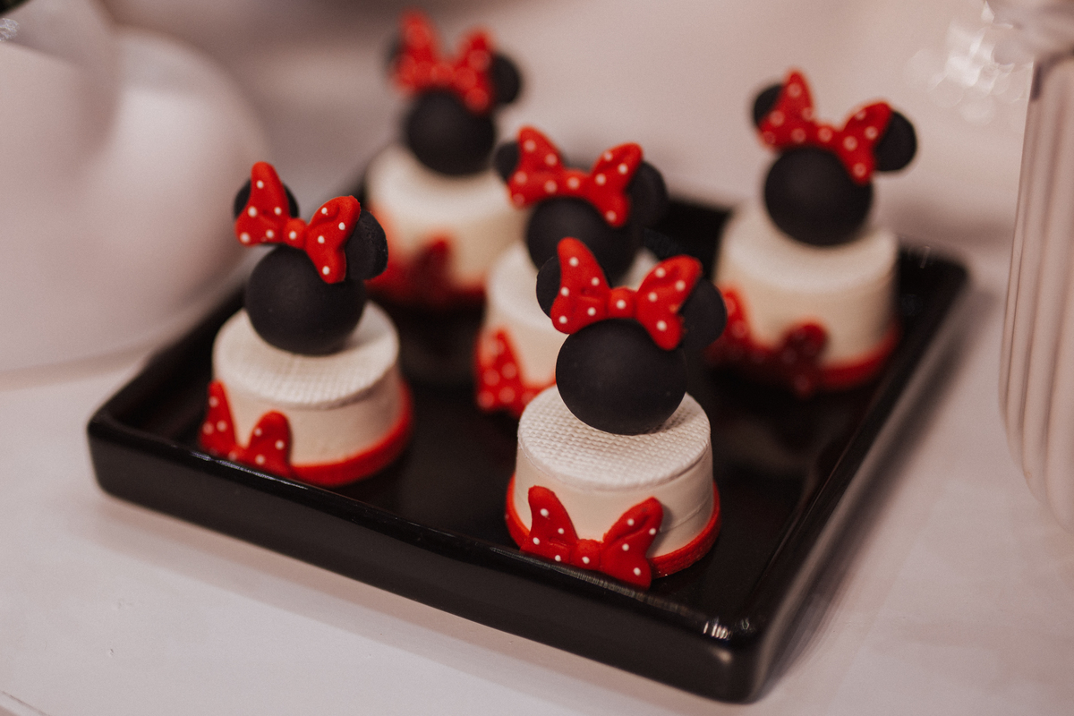 Aniversário infantil com tema de Minnie