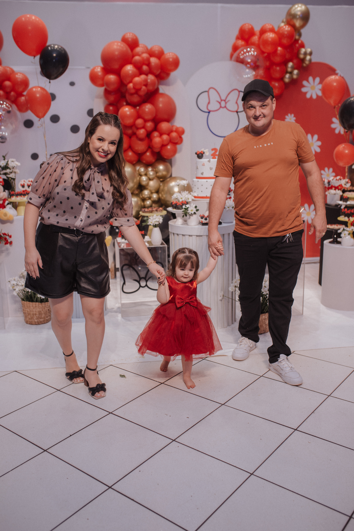 Aniversário infantil com tema de Minnie