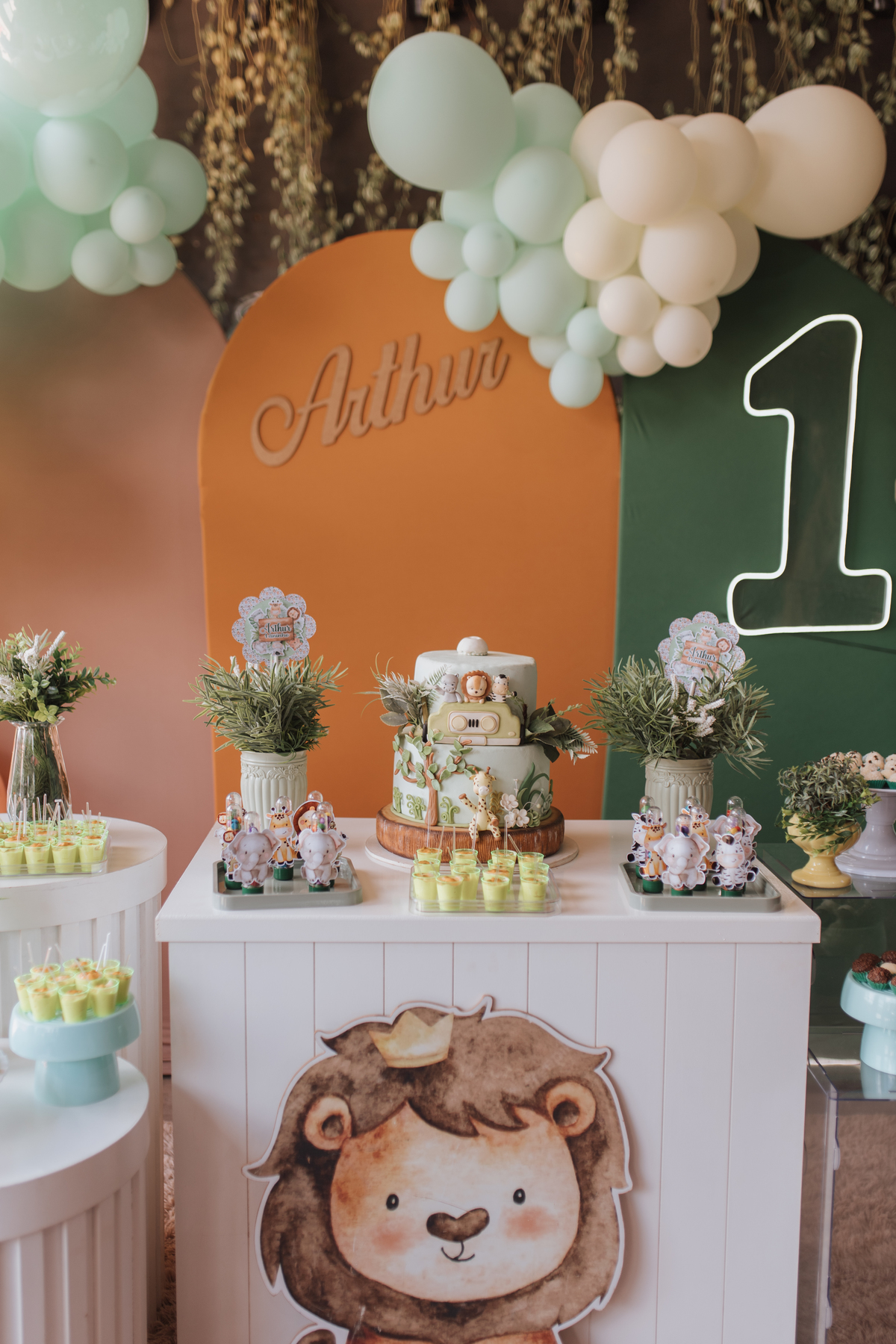 Aniversário infantil com tema de Safari