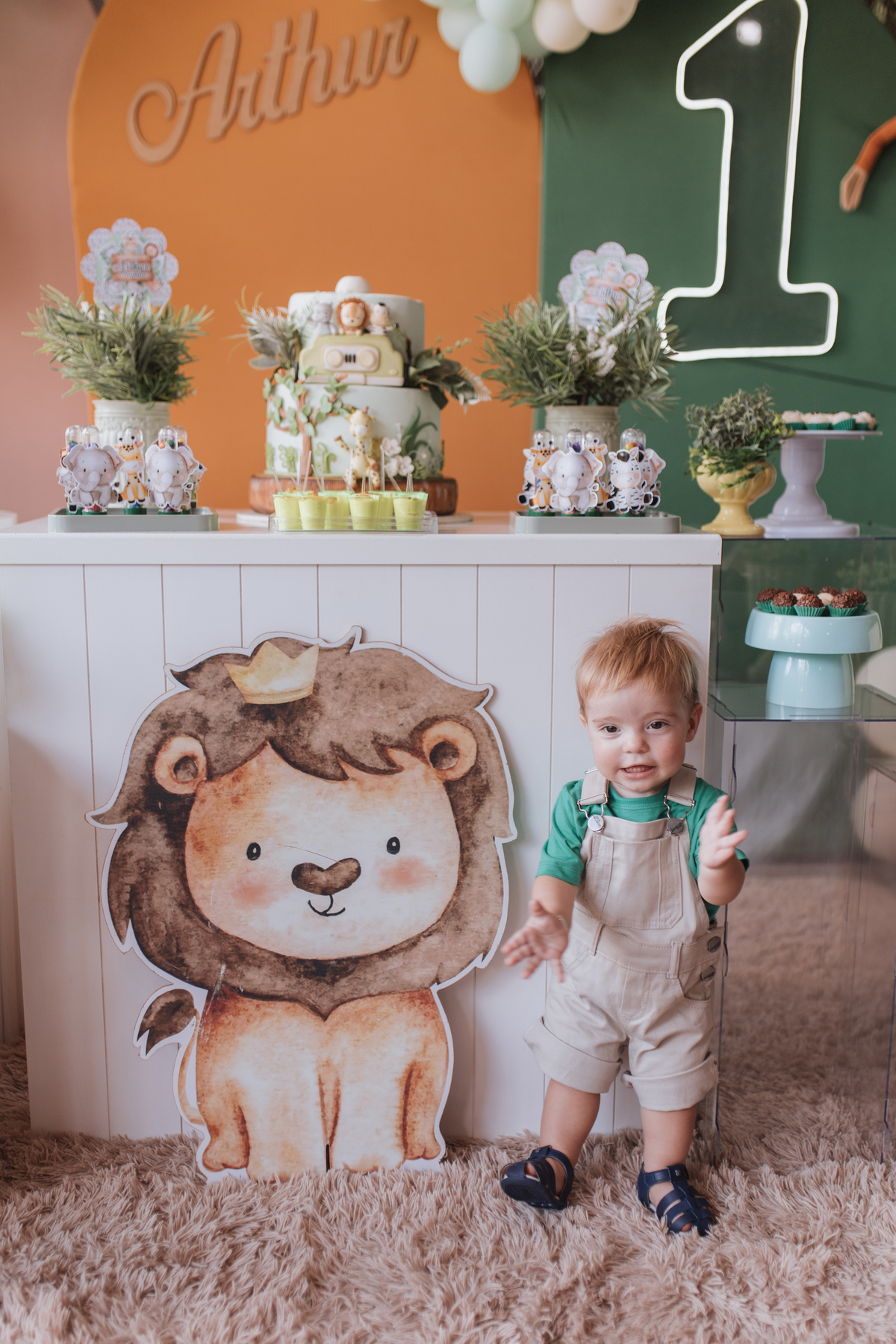 Aniversário infantil com tema de Safari