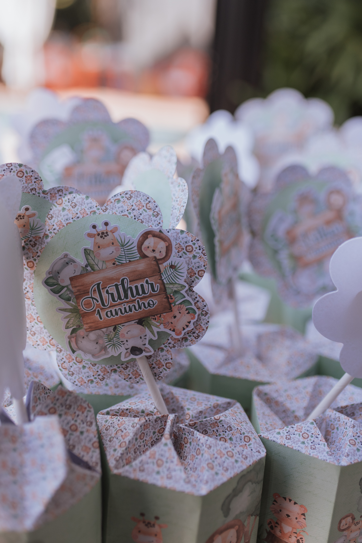 Aniversário infantil com tema de Safari