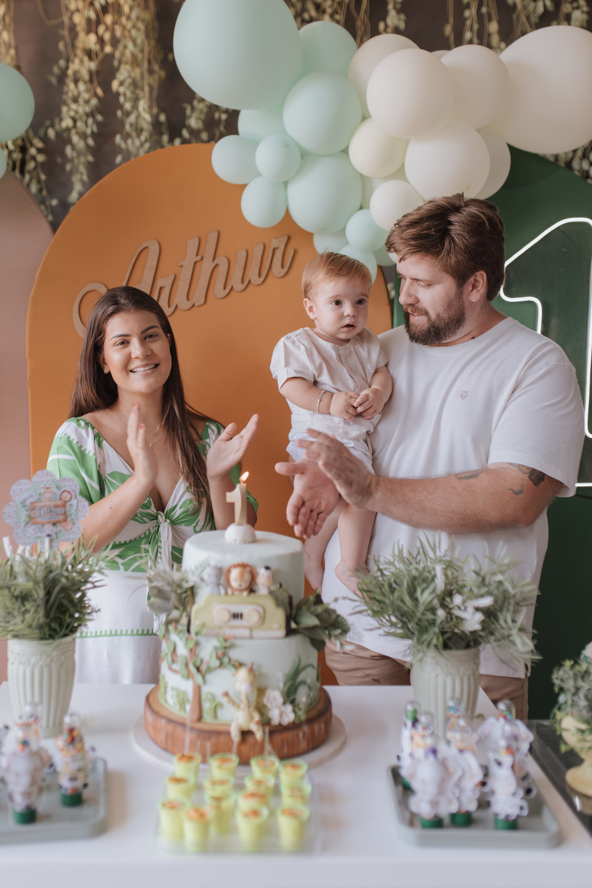 Aniversário infantil com tema de Safari