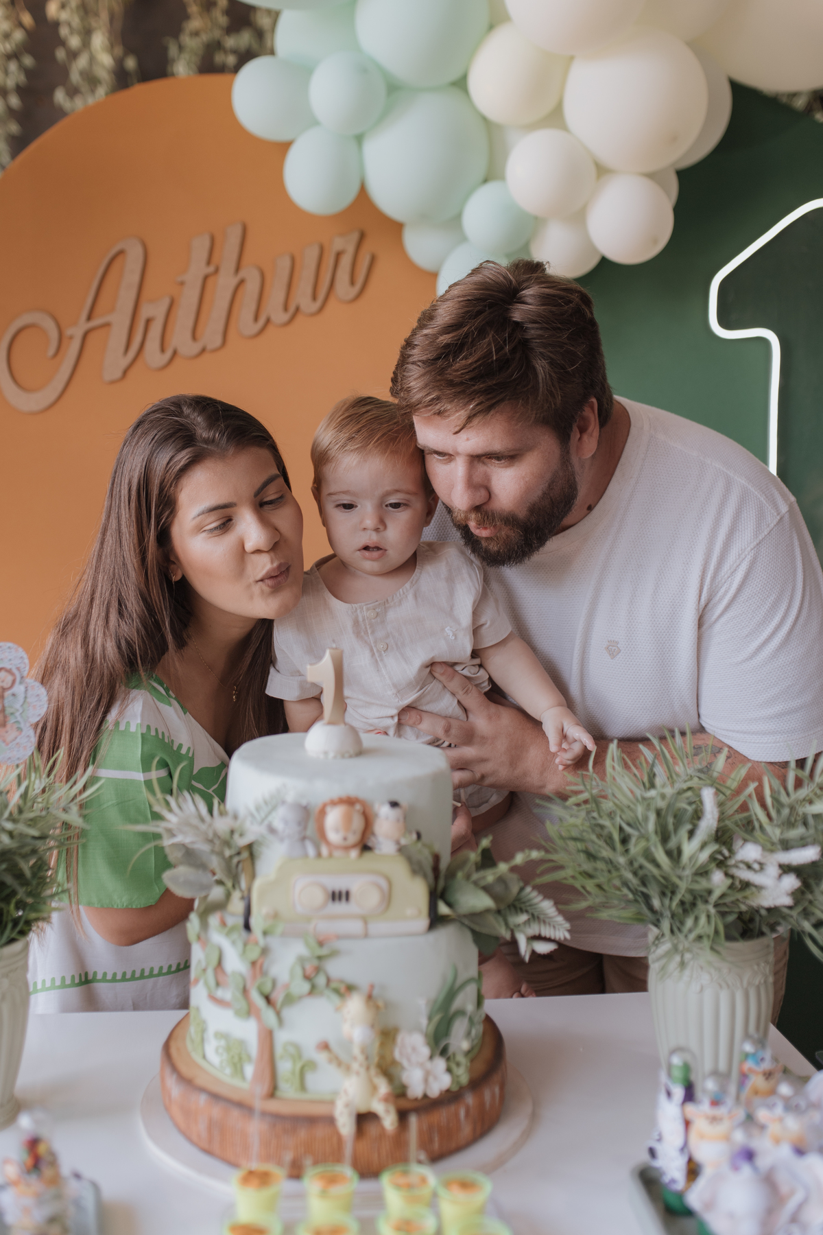Aniversário infantil com tema de Safari