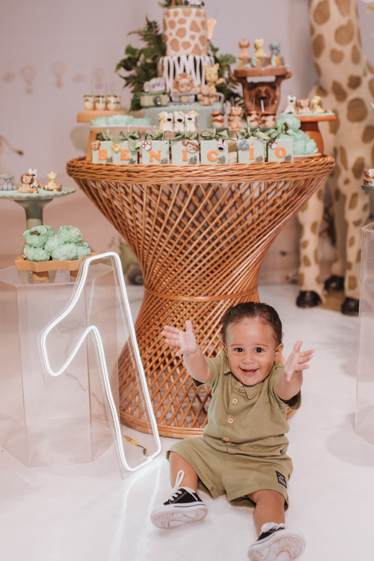 Aniversário infantil com tema de Safari