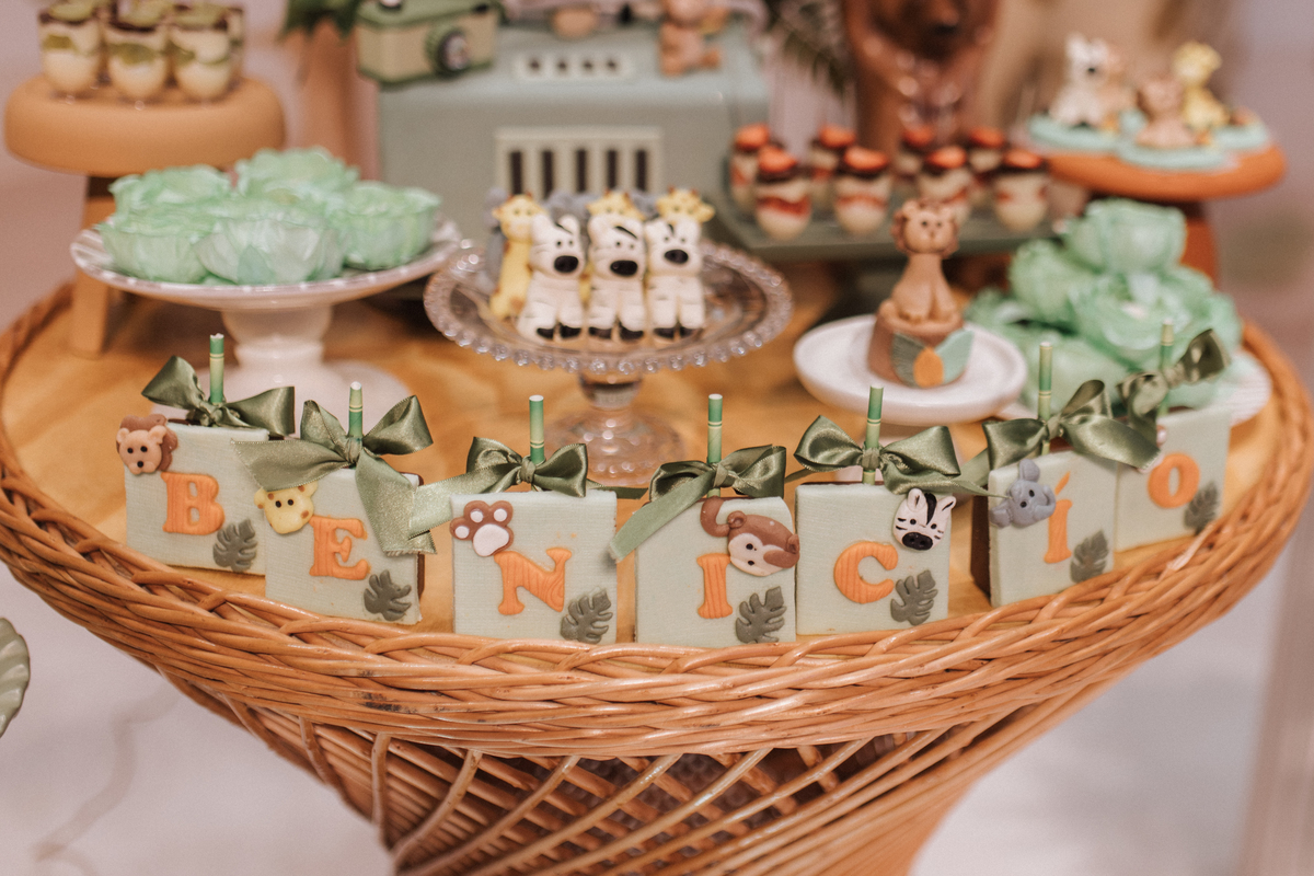 Aniversário infantil com tema de Safari