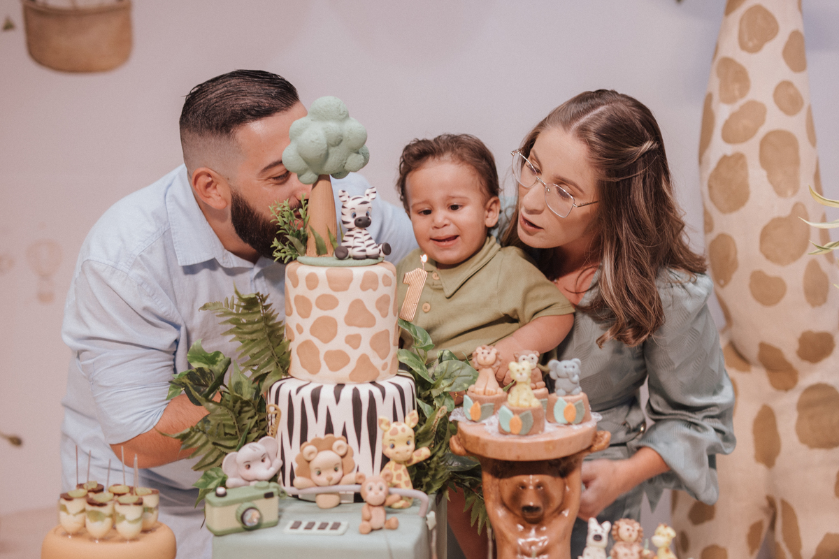 Aniversário infantil com tema de Safari