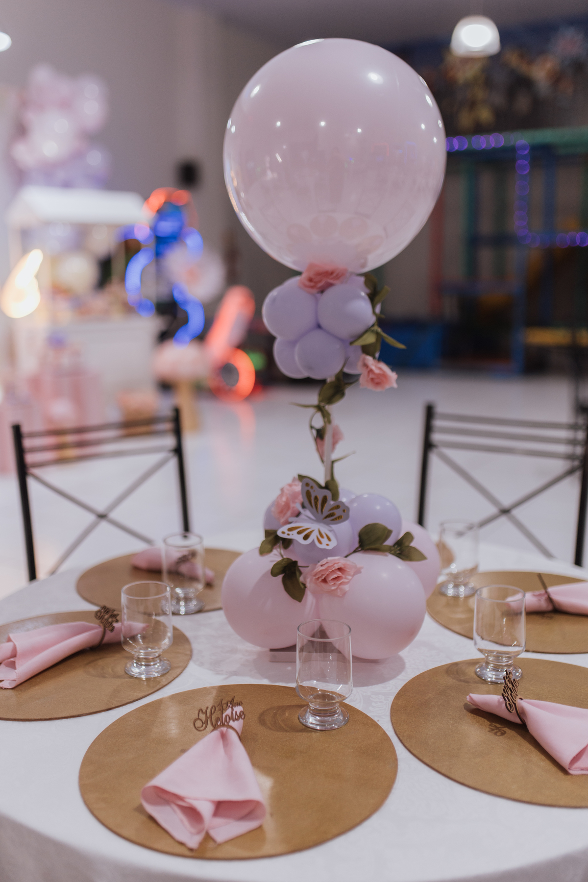 Aniversário infantil com tema de jardim