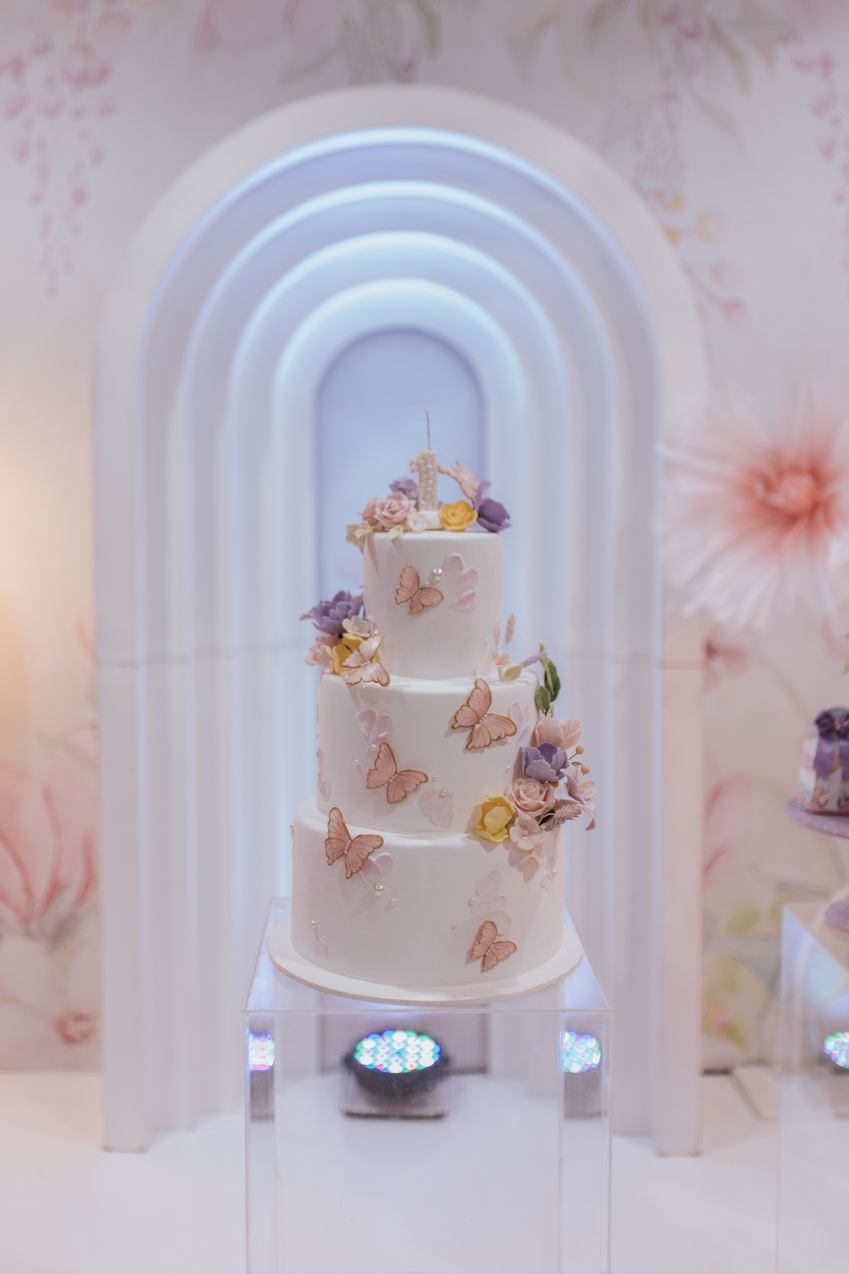 Aniversário infantil com tema de jardim