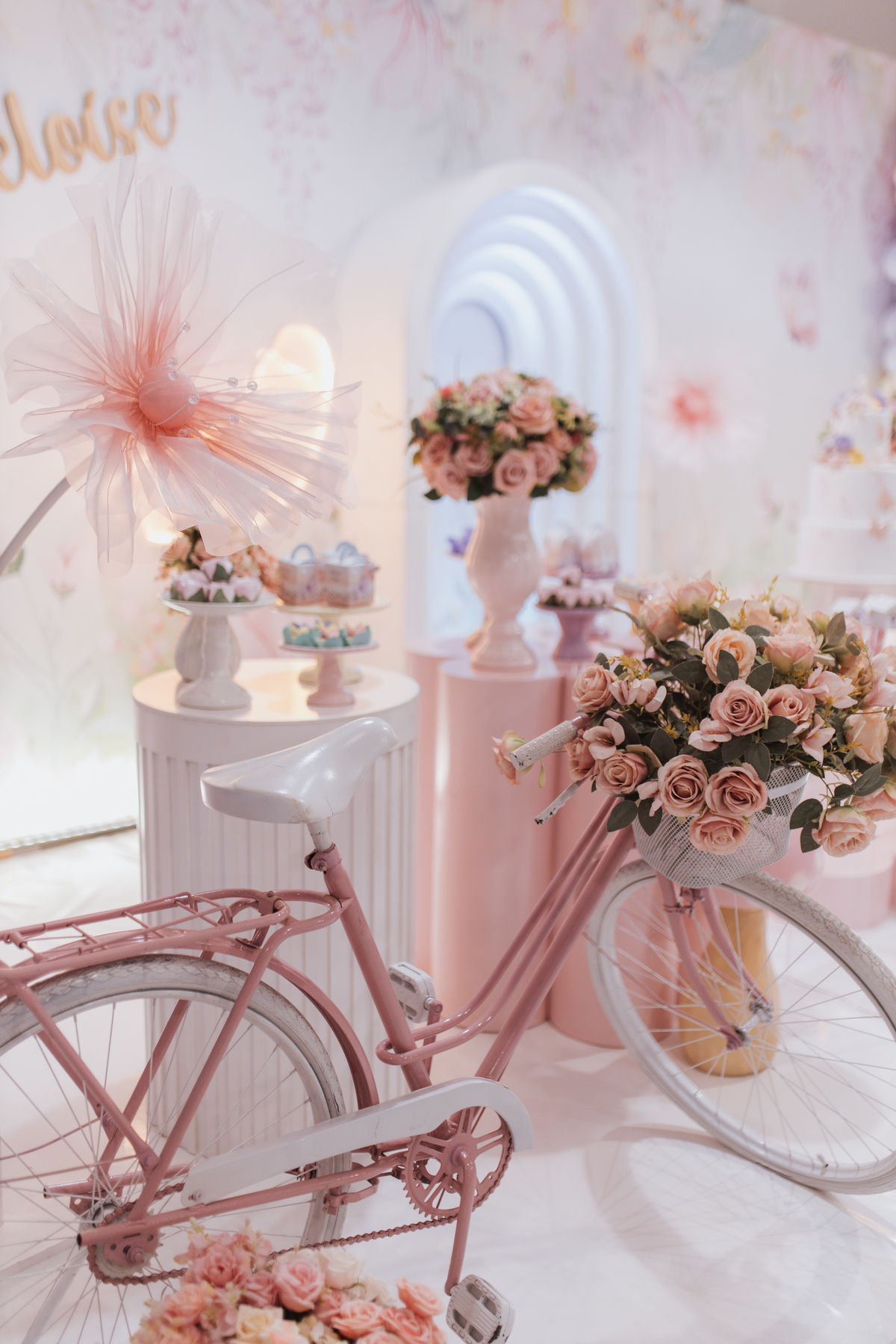 Aniversário infantil com tema de jardim