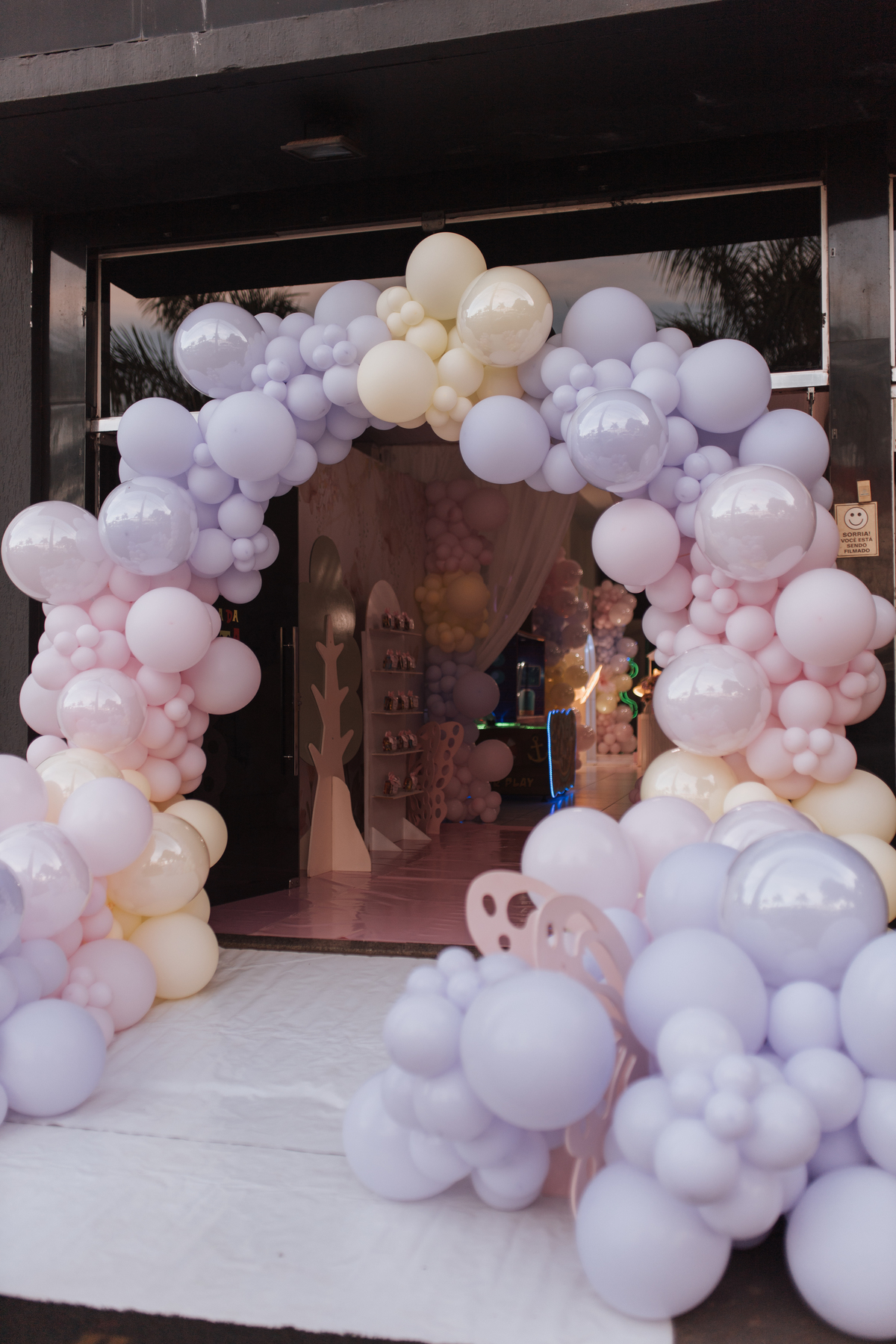 Aniversário infantil com tema de jardim