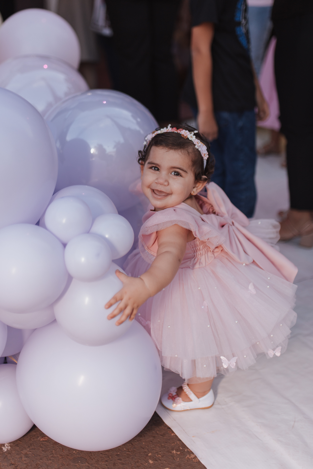 Aniversário infantil com tema de jardim