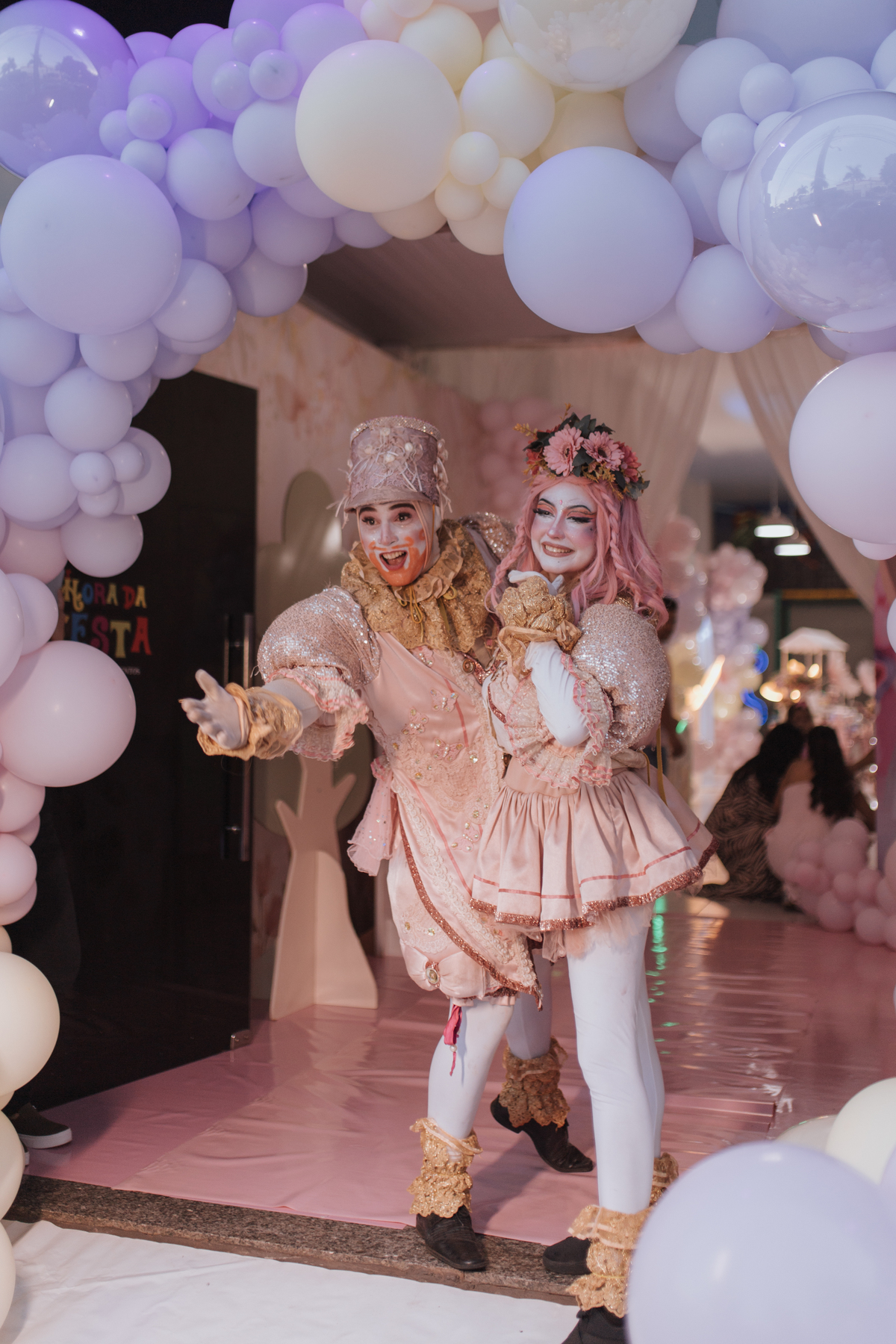 Aniversário infantil com tema de jardim