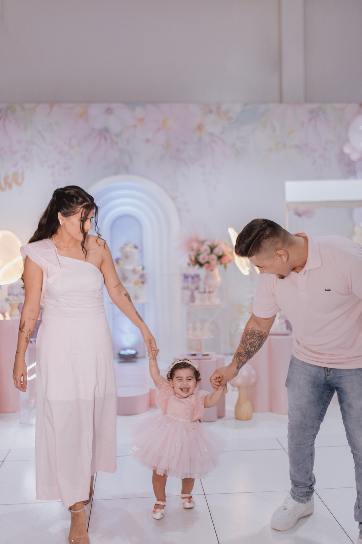 Aniversário infantil com tema de jardim